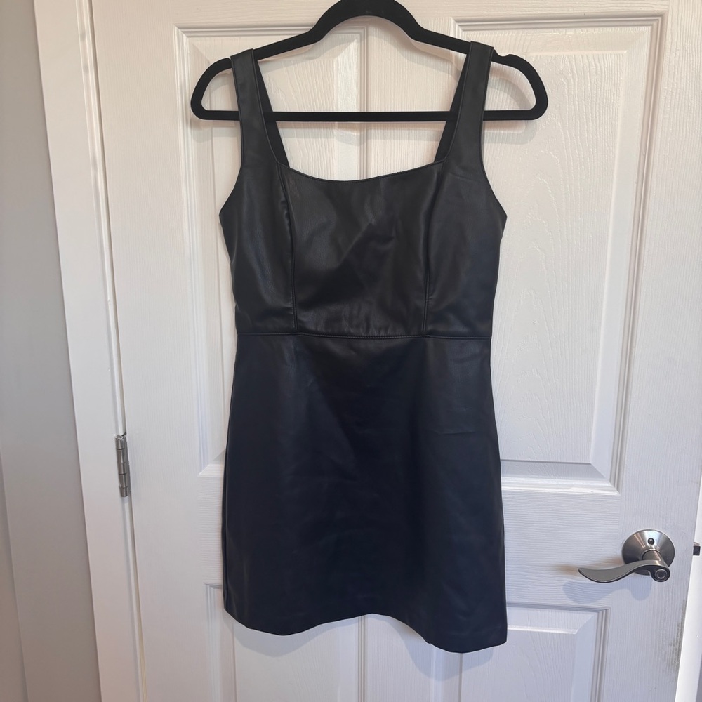 Abercrombie & Fitch Faux Leather Dress
